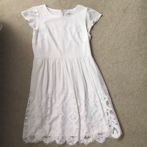 New! LOFT White Lace Dress